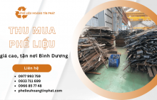 Địa chỉ thu mua phế liệu các loại giá cao, tận nơi tại Bình Dương