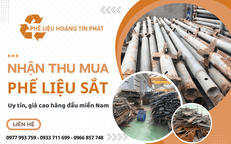 Hoàng Tín Phát chuyên thu mua sắt phế liệu giá cao toàn miền Nam