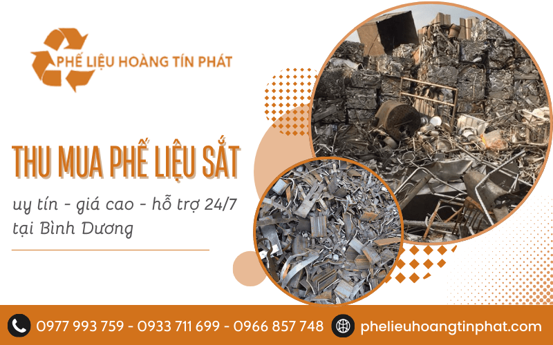Phế Liệu Hoàng Tín Phát - Địa chỉ thu mua phế liệu sắt giá cao tại Bình Dương